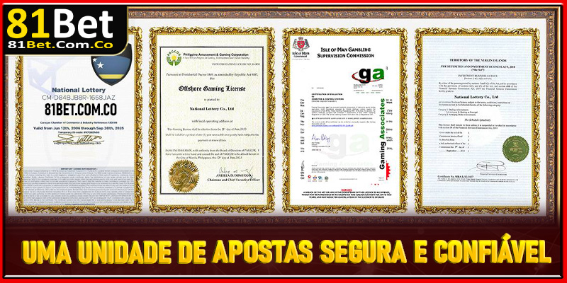 Uma unidade de apostas segura e confiável